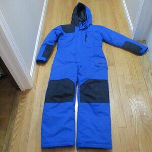 ARTIX BLUE HODDED SKI ONE PIECE SETT SZ KIDS LARGE